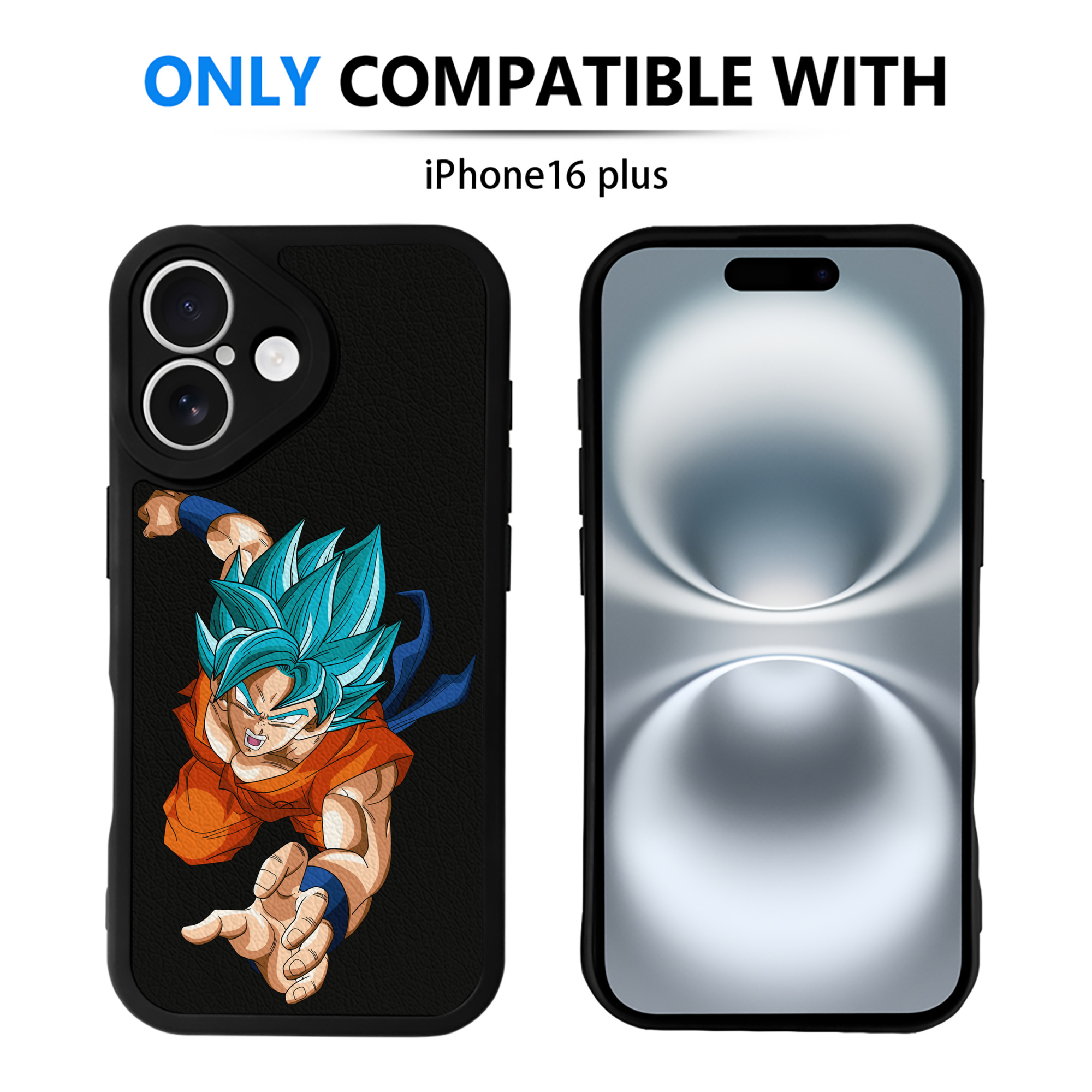 （画像用） ドラゴンボール ベジット DRAGON BALL Vegetto 【iPhone 16シリーズ対応】シリコンスマホケース（レザー調） 材質：シリコン